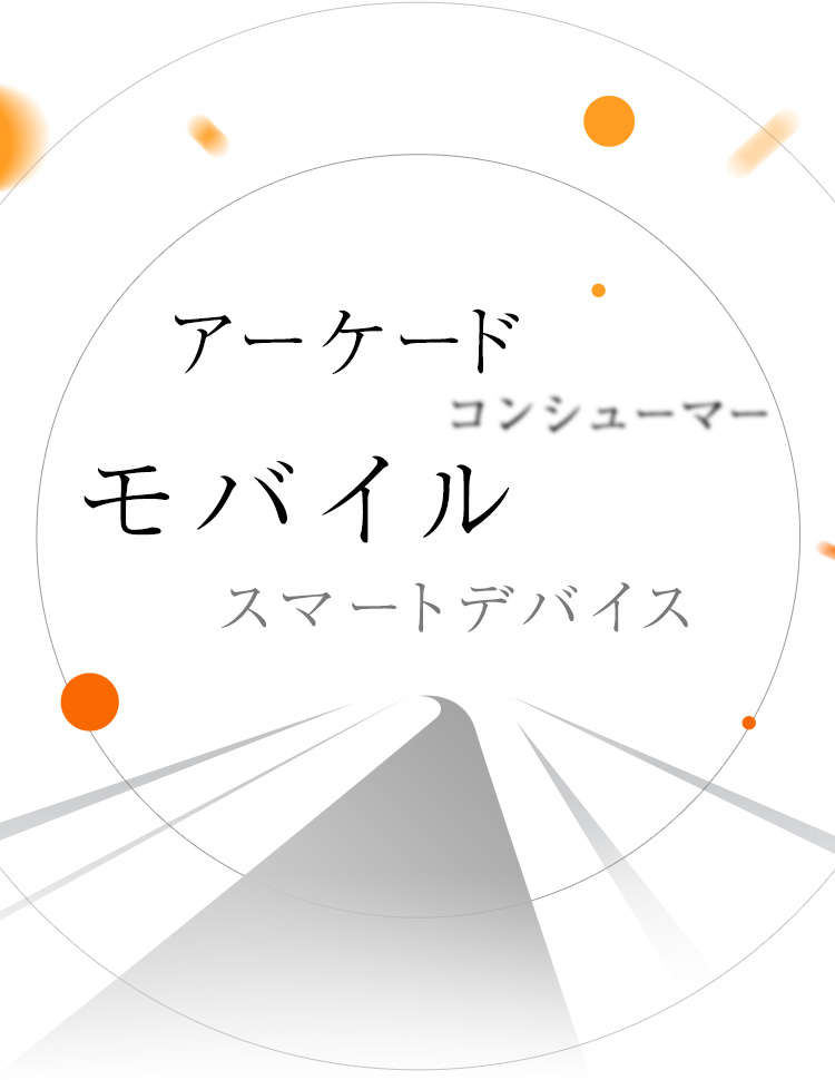 アーケード、コンシューマ、モバイル、スマートデバイス